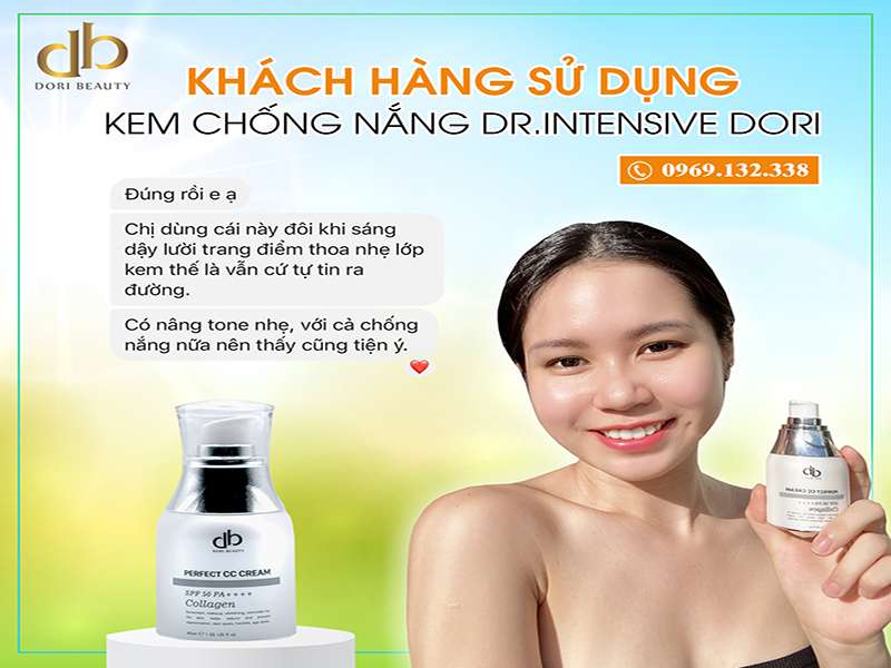Lời Khen Của Khách Dùng Kem Chống Nắng DORI