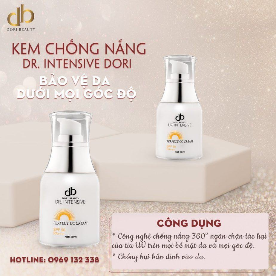 Kem Chống Nắng DR.INTENSIVE DORI Bảo Vệ Da Mọi Góc Độ