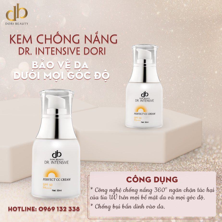 Kem Chống Nắng DR.INTENSIVE DORI Bảo Vệ Da Mọi Góc Độ
