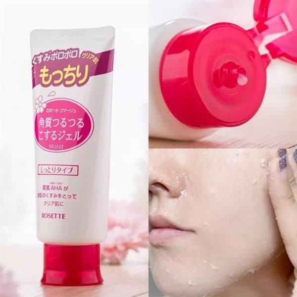 Sử dụng gel tẩy tế bào chết với lưu lượng vừa đủ
