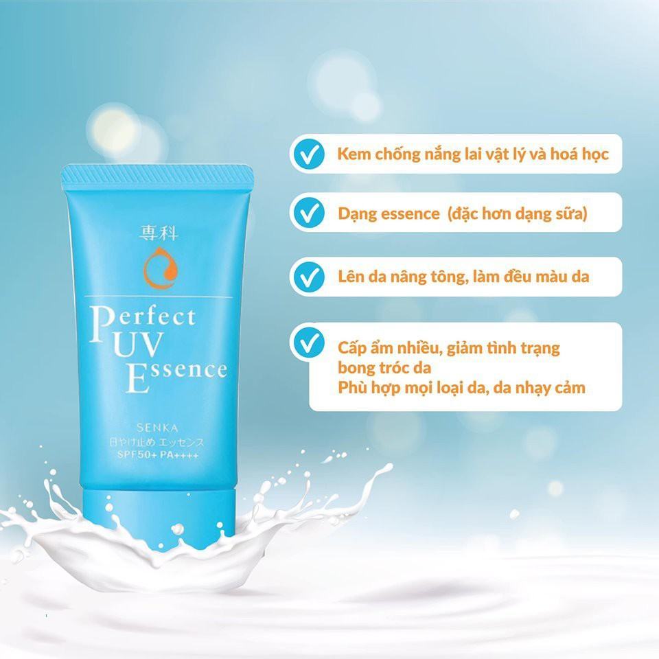 Ưu Nhược Của Tinh Chất Chống Nắng Senka Perfect UV Essence