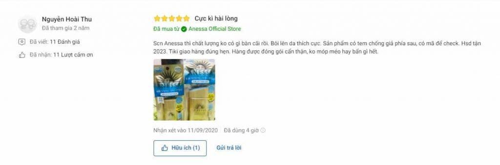 Nên mua dùng Anessa Gold Milk tại Tiki không