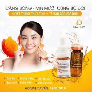Review Ưu Điểm Bộ Đôi Huyết Thanh Thủy Tinh + Tế Bào Gốc EGF DORI