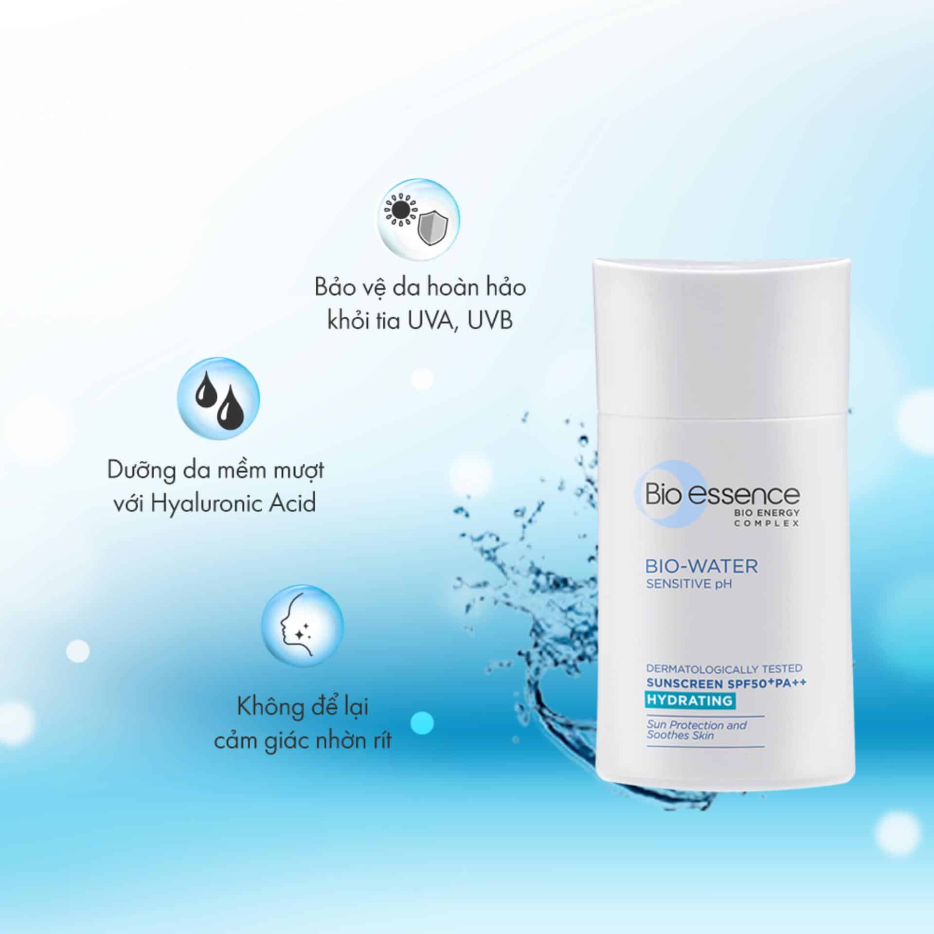 Ưu điểm kem chống nắng Bio Essence Bio-Water Sunscreen
