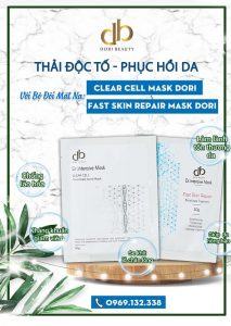 Chăm sóc da bằng bộ đôi mặt nạ Dori