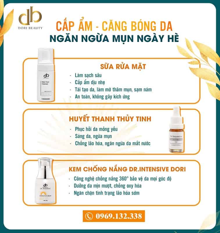 Bộ 3 siêu phẩm sữa rửa mặt + huyết thanh + kem chống nắng