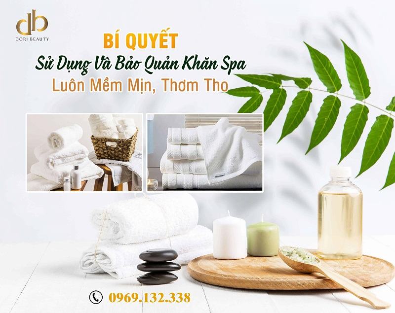 cách sử dụng và bảo quản khăn spa