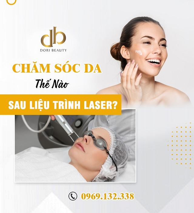 cách chăm sóc da sau liệu trình laser