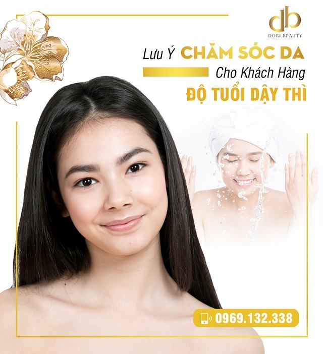 liệu trình chăm sóc da tuổi dậy thì