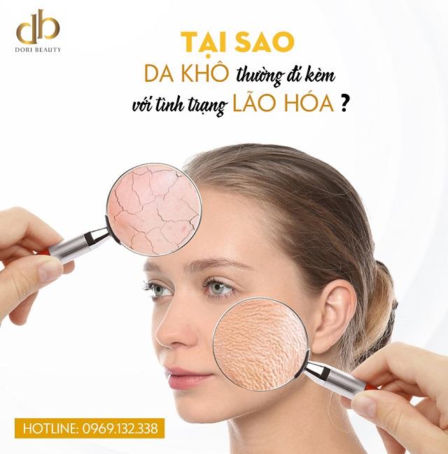 Da khô dễ bị lão hóa