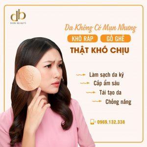 quy trình chăm sóc da khô