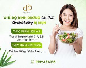 chế độ ăn cho người bị mụn