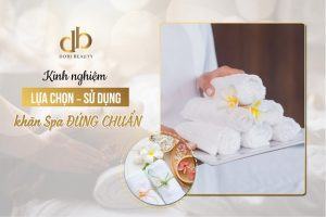 quy trình sử dụng khăn spa