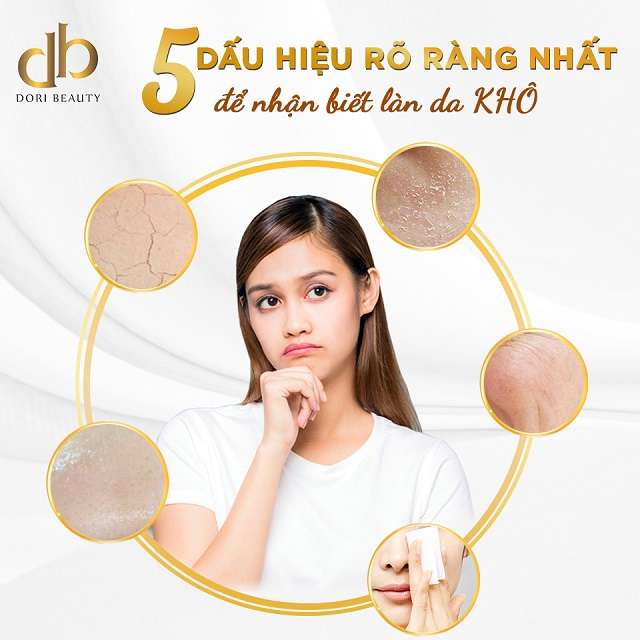 dấu hiệu nhận biết làn da khô