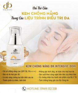 vai trò của kem chống nắng trong các liệu trình điều trị da
