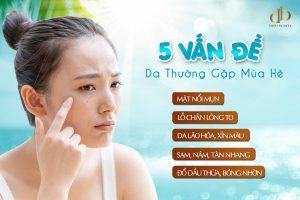 Vấn đề thường gặp cửa da vào mùa hè