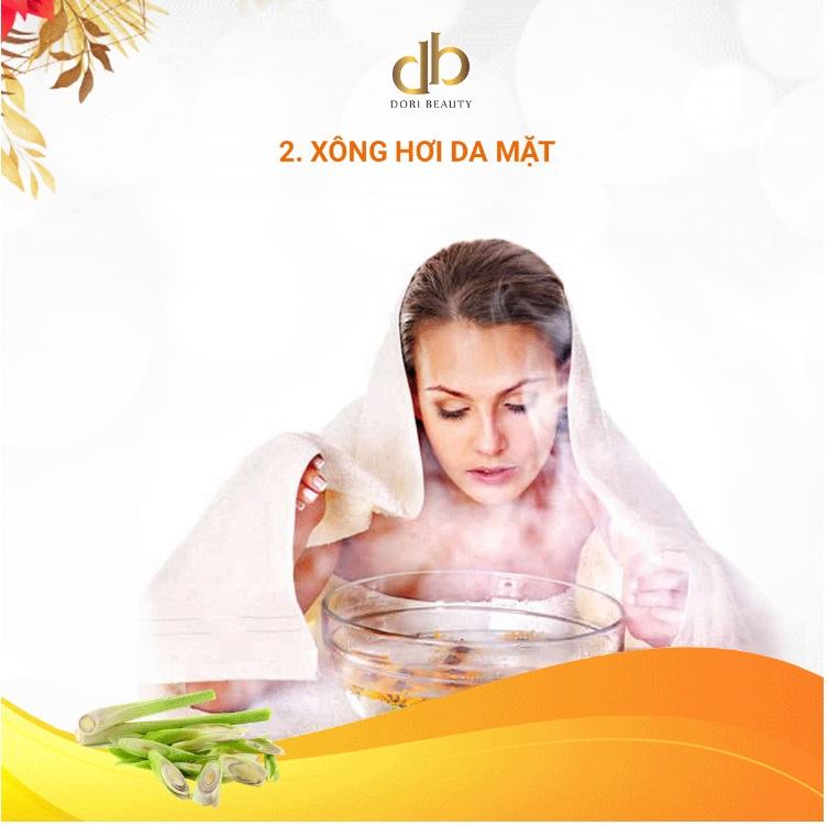 Xông hơi da mặt giúp trị mụn đầu đen