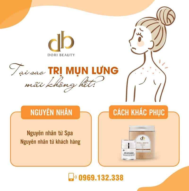 Tại sao điều trị mụn lưng mãi mà không hết