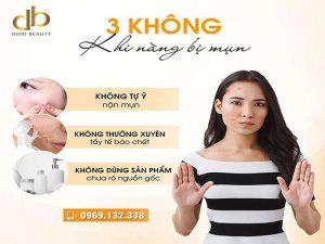 3 Lưu ý Cho Làn Da Nàng Bị Mụn
