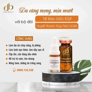 Bộ đôi: Tế bào gốc EGF + Huyết thanh thủy tinh