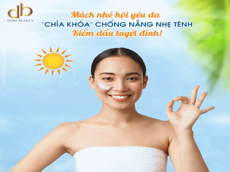 Chìa khóa chống nắng nhẹ tênh
