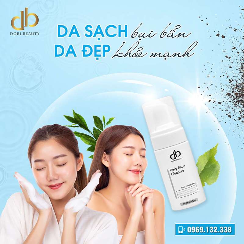 Lấy Sạch Bụi Bẩn - Da Khỏe Đẹp Với Sữa Rửa Mặt DORI