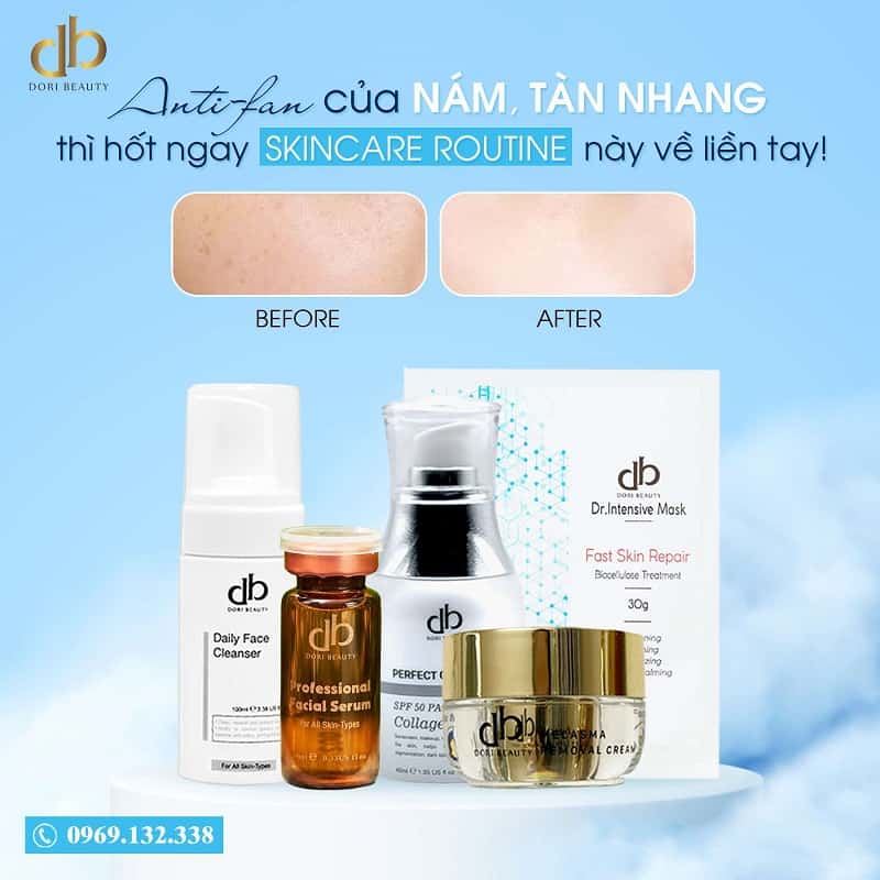 Anti-fan của nám, tàn nhang thì ghé vào đây hốt ngay skincare routine này về liền tay!