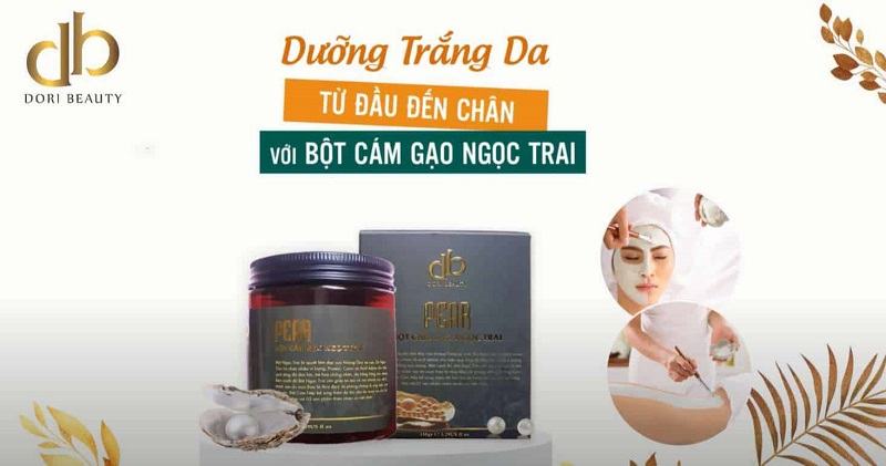 Dưỡng trắng da toàn thân với bột cám gạo ngọc trai