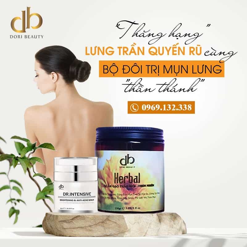 Lưng Mịn Màng Cùng Bộ Đôi Trị Mụn Lưng Thần Thánh