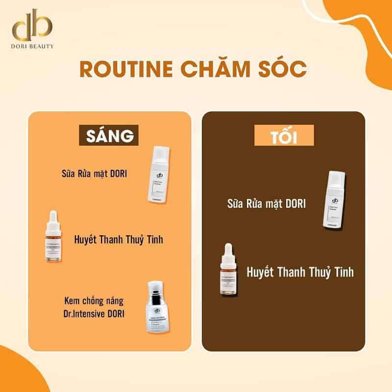 tham khảo qua một số sản phẩm chăm sóc và routine