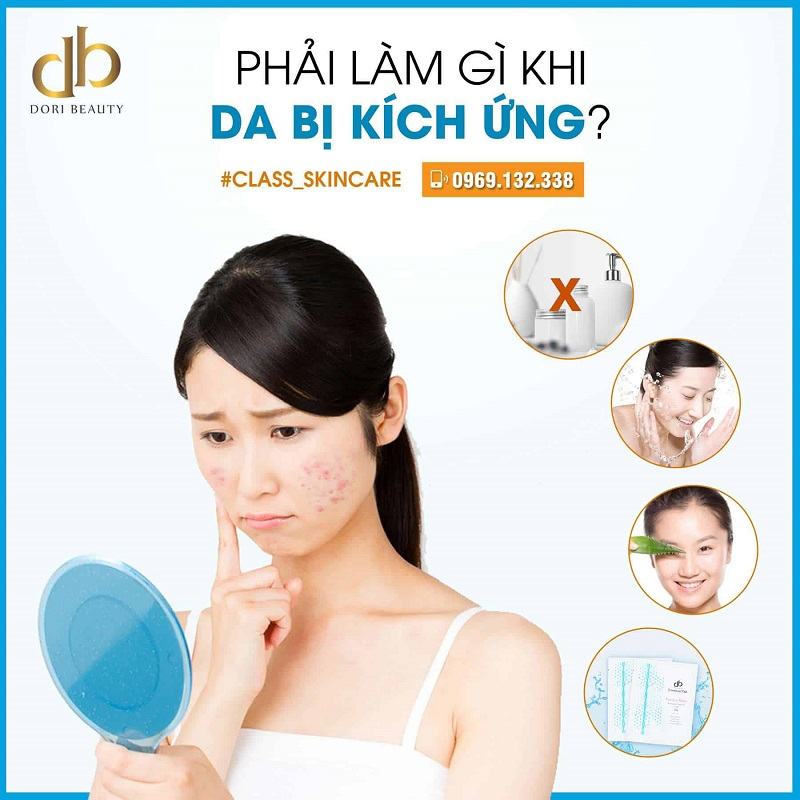 Phải làm gì khi da bị kích ứng?