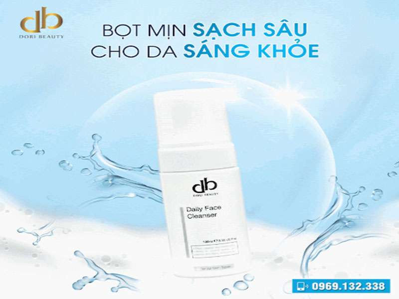 Sữa rửa mặt bọt mịn cho da sáng khỏe