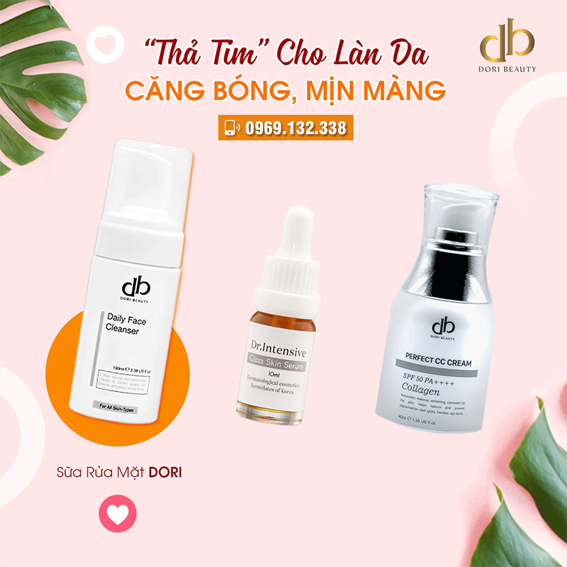 Da Căng Bóng, Mịn Màng Với Bộ Sản Phẩm Dori
