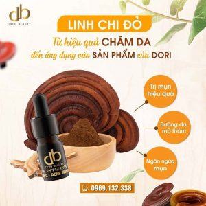 Vai Trò Làm Đẹp Của Linh Chi Đỏ Trong Mỹ Phẩm Dori