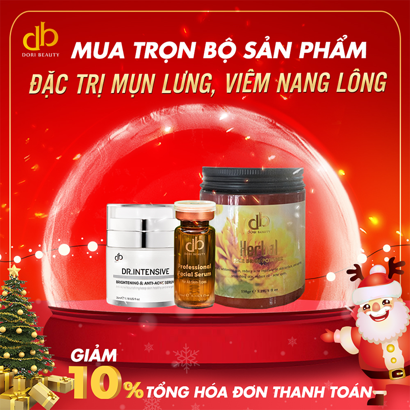 Combo sản phẩm trị mụn lưng