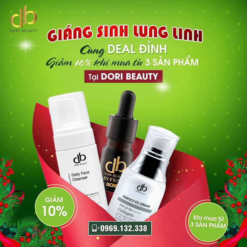 Sale Noel - Giảm 10% Từ 3 Sản Phẩm DORI