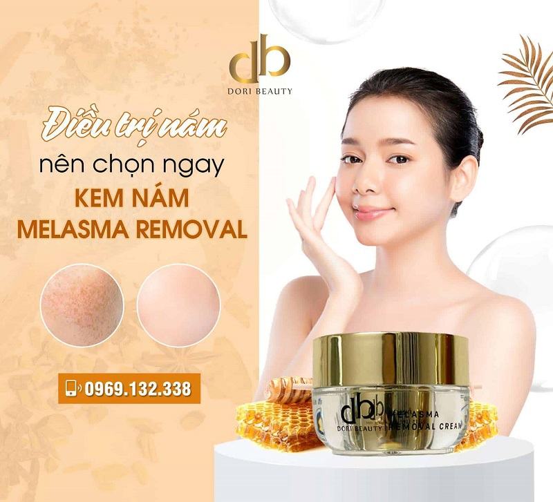 Kem Nám Melasma Removal DORI: Xóa Tàn Nhang, Đốm Nâu – Dưỡng Da Trắng Sáng Đều Màu