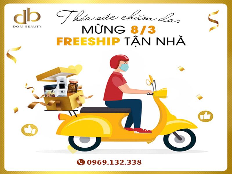 Mừng 8/3, Chăm Da Đúng Điệu - Freeship Tận Nhà
