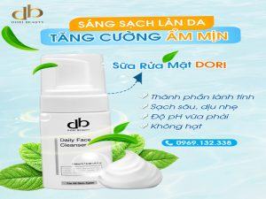 Sữa Rửa Mặt DORI Làm Sạch Sáng Và Cấp Ẩm Cho Da