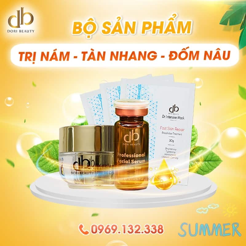 Trị nám, tàn nhang, đốm nâu.