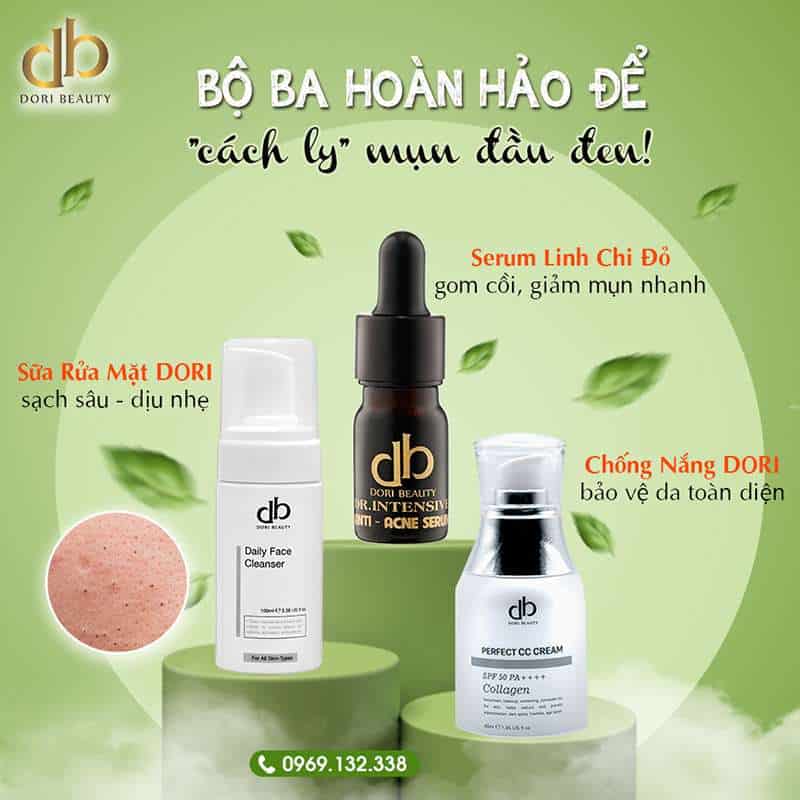 Bộ 3 Hoàn Hảo "Cách Ly" Mụn Đầu Đen Hiệu Quả