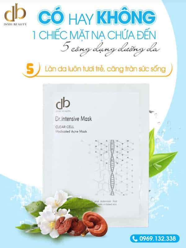 Mang đến cảm giác thư giãn cho làn da luôn tươi trẻ, căng tràn sức sống.