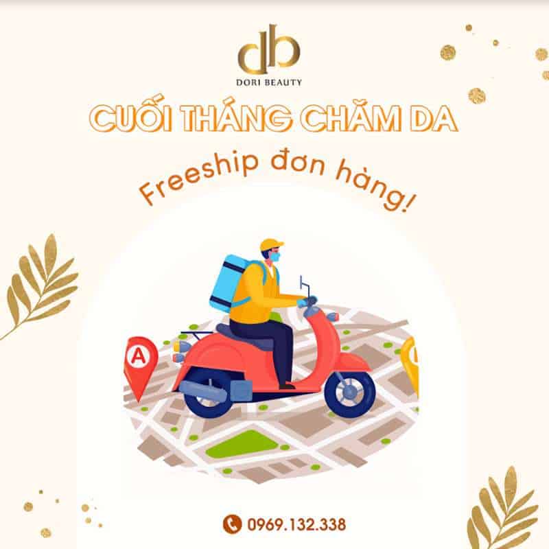 Cuối tháng chăm Da Cùng DORI: Miễn Phí Tư Vấn - Freeship Tận Nhà