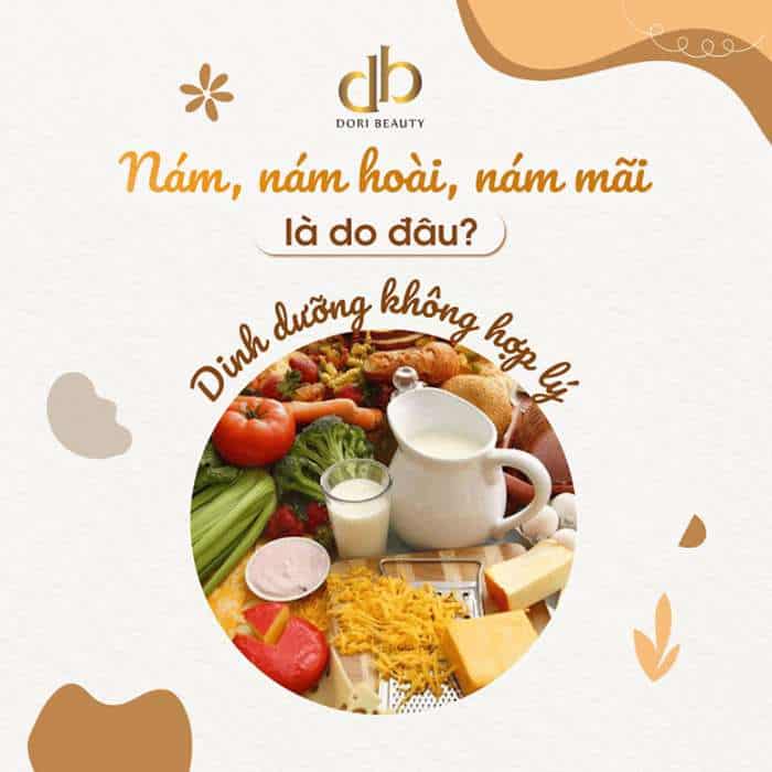 Nám do chế độ dinh dưỡng