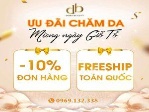 ưu đãi chăm da mừng ngày giỗ tổ