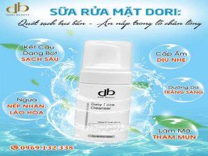 Sửa Rữa Mặt DORI: Dũng Sĩ Đánh Bay Bụi Bẩn Hiệu Quả