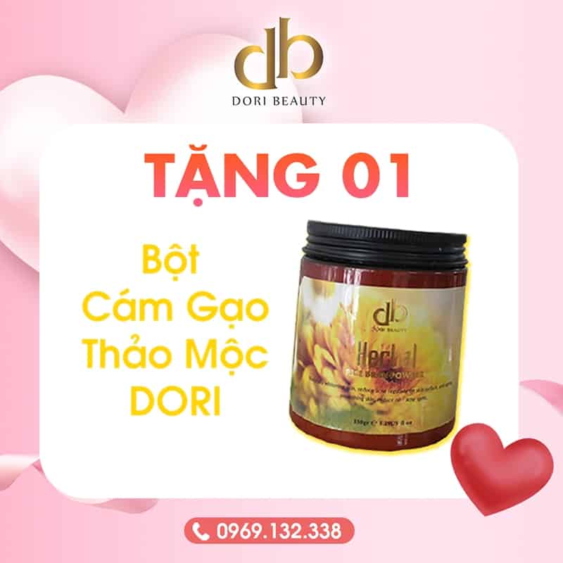 Bột cám gạo thảo mộc DORI