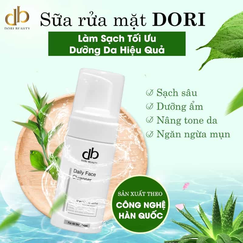 Sữa Rửa Mặt DORI: Làm Sạch Và Dưỡng Da Dịu Nhẹ