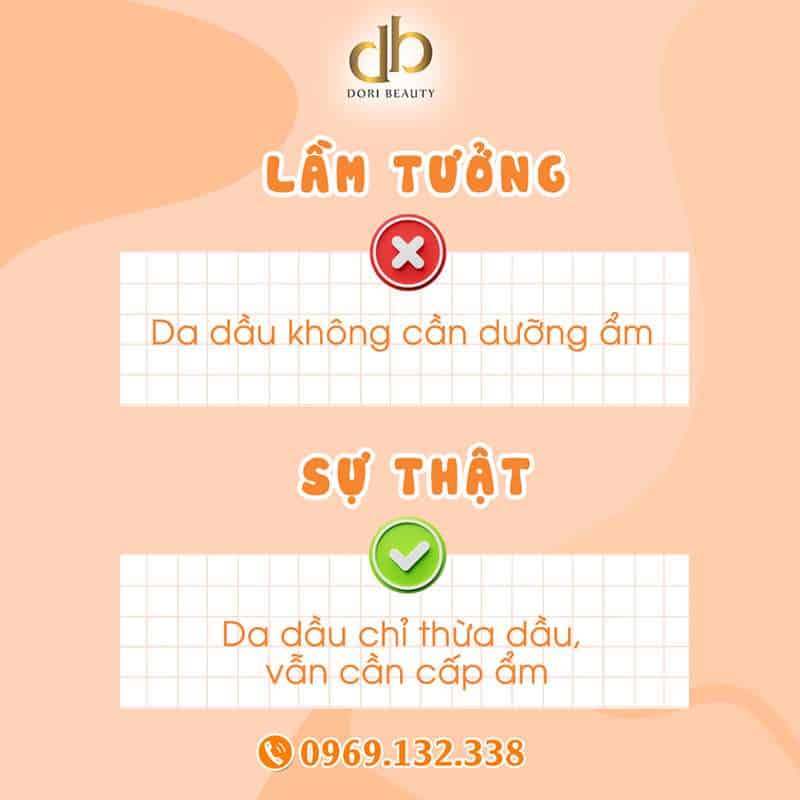 Da dầu không cần dưỡng ẩm