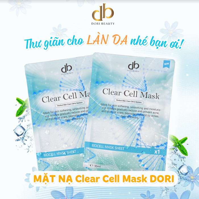 Mặt Nạ Clear Cell Mask: Bí Kíp Thư Giãn Làn Da